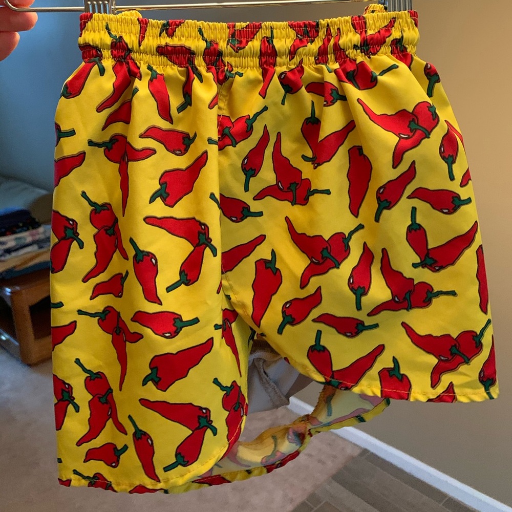 BOA MENS 1" SPLIT SHORT- YELLOW CHILI PEPPER -USED
